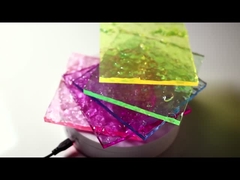 Ondas de água coloridas