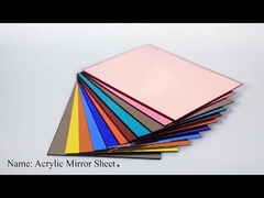 Folha de acrílico espelhado
