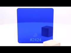 Espelho acrílico azul